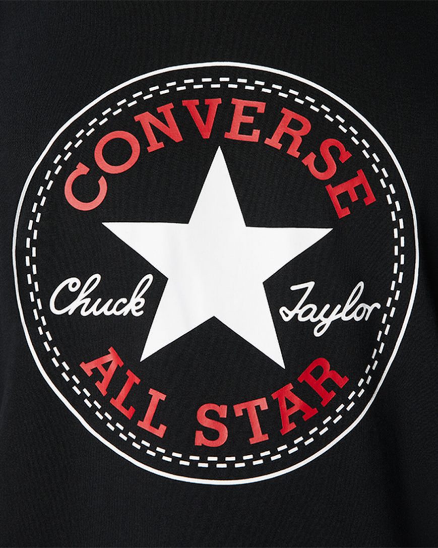 T-Shirts Converse Go-To All Star Patch Standard Fit Damske Čierne | SK KWXUN7